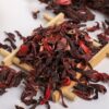 Dried hibiscus flowers