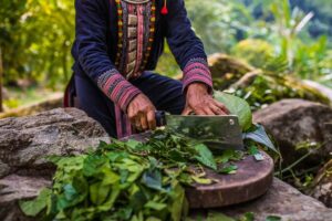 Red Dao herbal baths